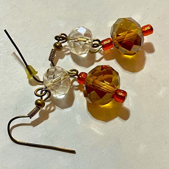 4 for $20 SALE- Crystal Beaded Artisan Earrings - Picture 4 of 5